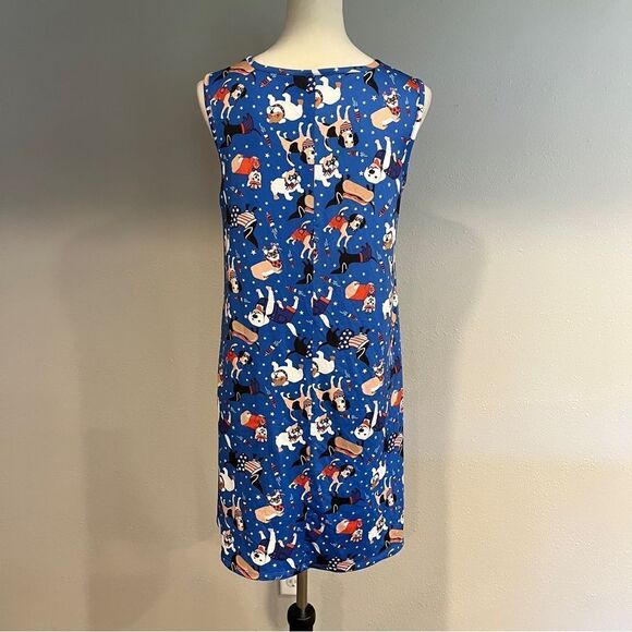 4th of July sleeveless scoop neck swing dress - Picture 7 of 13